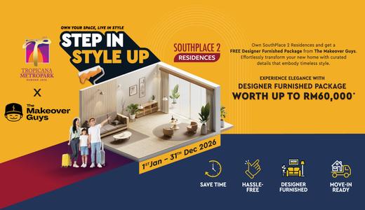 TROPICANA METROPARK & THE MAKEOVER GUYS DELIVER DESIGNER HOMES AT UNBEATABLE VALUE
