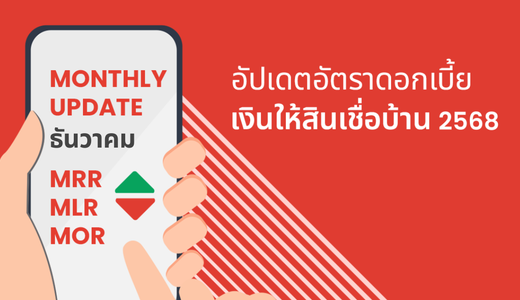 MRR MLR MOR Rate อัปเดตดอกเบี้ย 18 ธนาคาร ธนาคารไหนดอกเบี้ยบ้านต่ำสุด