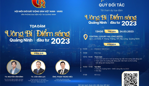Sắp Diễn Ra Tọa Đàm “Uông Bí - Quảng Ninh - Điểm Sáng Đầu Tư 2023”