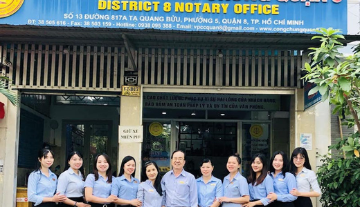 Danh Sách Văn Phòng Công Chứng Quận 8 TPHCM Mới Cập Nhật