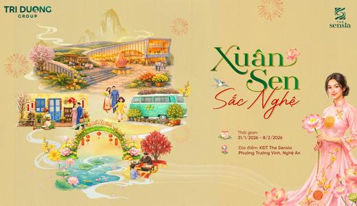 Sắp Diễn Ra Chuỗi Sự Kiện Tết “Xuân Sen - Sắc Nghệ” Tại The Sensia