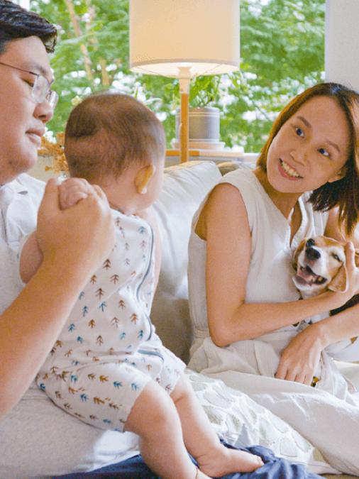 Fitting Two Cute Dogs and a Baby in their Bukit Merah 5-room HDB Resale Flat: These Pawrents Know How
