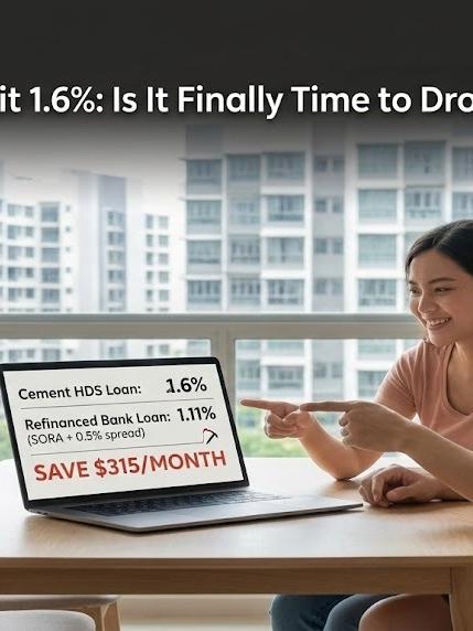 Bank Rates Hit 1.6%: Is It Finally Time to Drop Your HDB Loan?