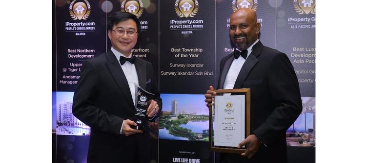 Sunway Iskandar notches a hat trick at iProperty People’s Choice Awards 2016
