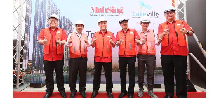 Mah Sing Celebrates 8.4million Safe Man Hours During Topping Up Ceremony Of Lakeville Residence’s 4 Towers And Facilities Podium