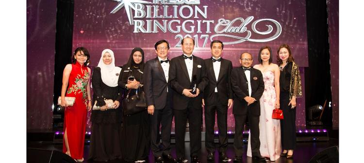S P Setia Stamps It’s Mark At The Edge Billion Ringgit Club & Corporate Awards 2017 