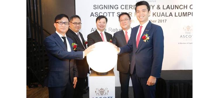 Alpine Return Sdn Bhd and Ascott jointly launch Ascott Star KLCC Kuala Lumpur at the heart of Kuala Lumpur 