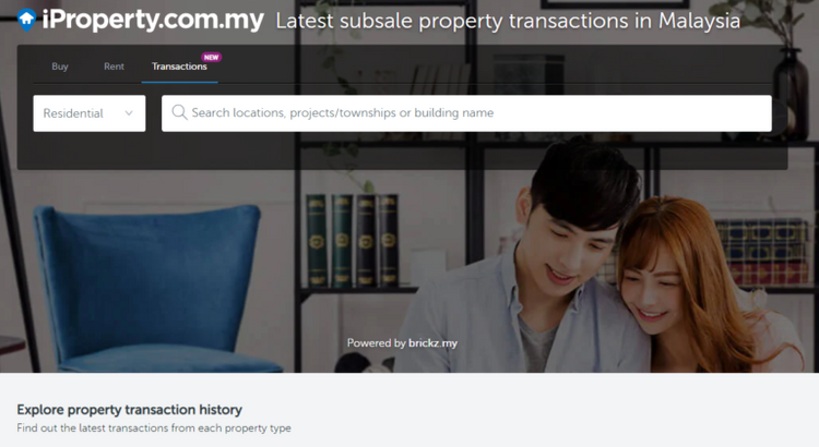 iproperty transactions section