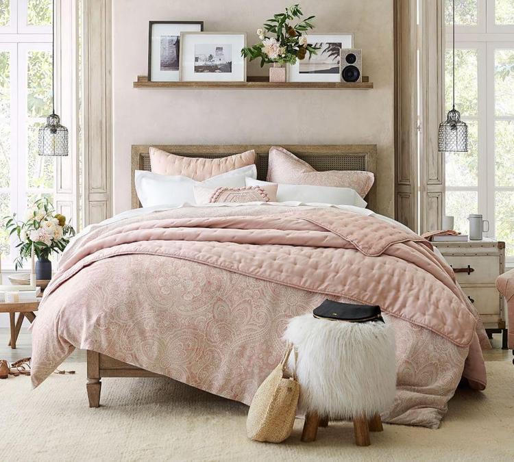 Pink and Grey Bedroom ideas – Crafted Beds Ltd