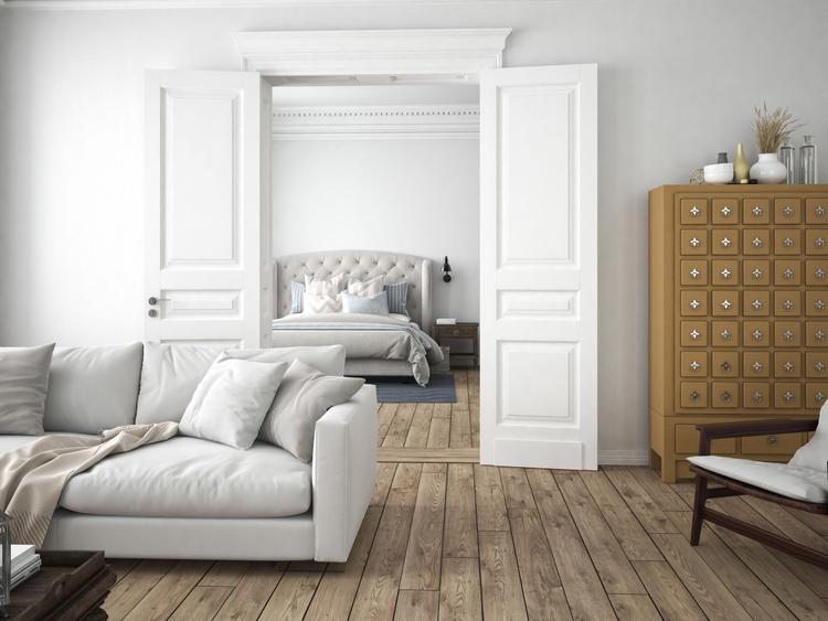 sofa of tissue in a modern living room. 