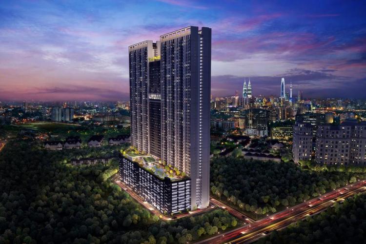 serviced residences with a multi-level Sky Gardens