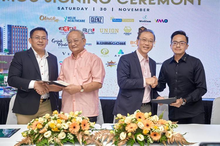 Sg. Besi Construction Sdn Bhd announces MoU with 22 prominent retailers,  business owners and a hotelier at The Glenz - Glenmarie's first transit  oriented address 