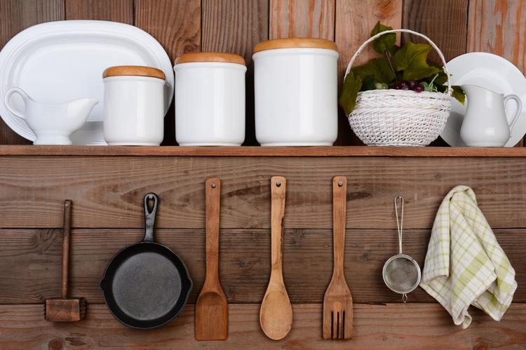 Small kitchen hacks tip #5: Hang your pots and pans