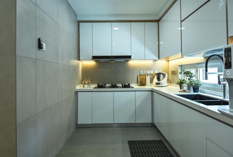 simple wet kitchen design malaysia