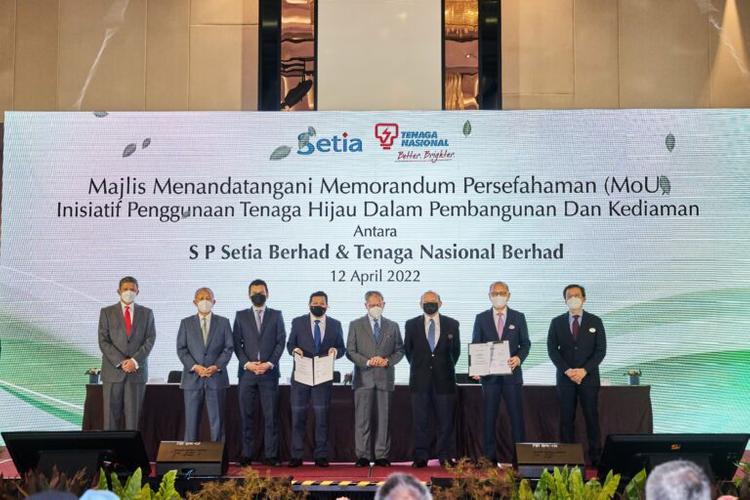 [SETIA] Signing of MOU between S P Setia Berhad and Tenaga Nasional Berhad