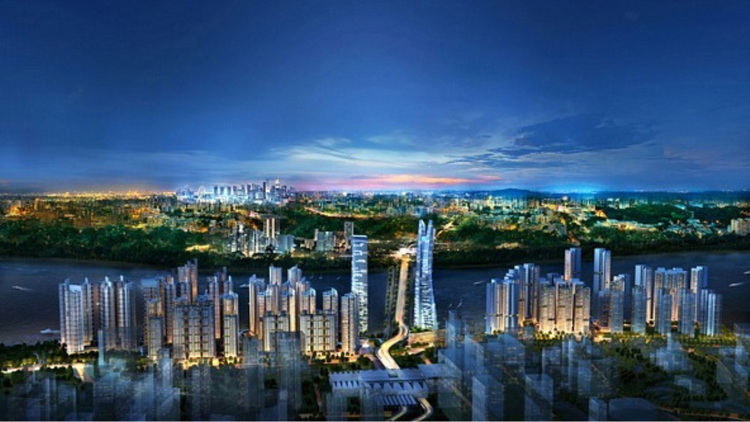 Artist’s impression of R&F Princess Cove Johor Bahru and its surrounding area