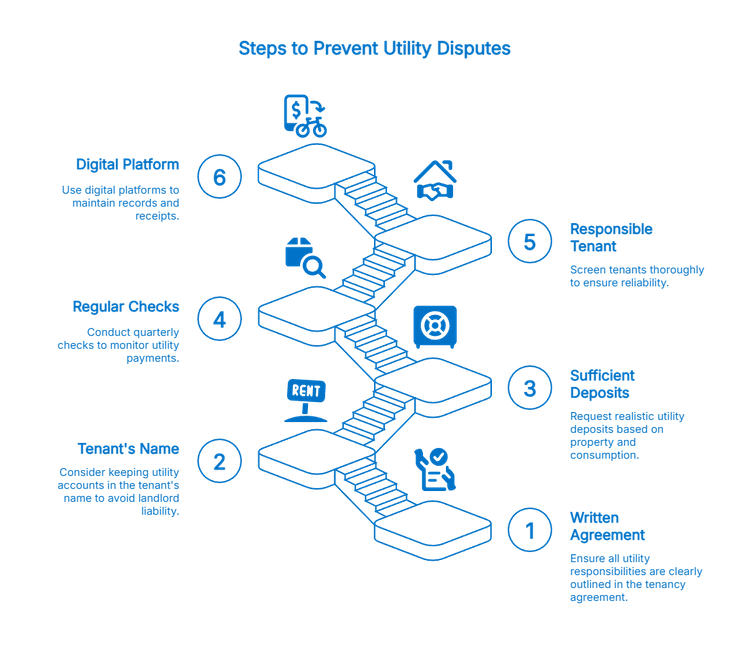 Preventive measures to take as a landlord in case of utility bills