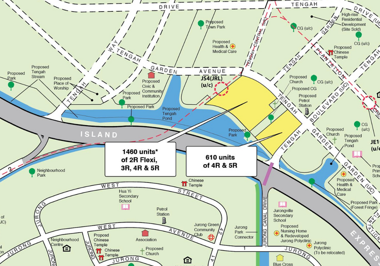 HDB BTO November 2022 Tengah Review Brand New Estate Under Development   HDB BTO November 2022 Tengah Review Map 