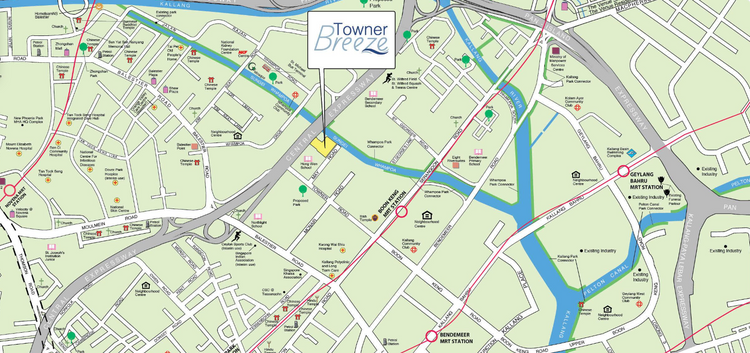 Towner Breeze Kallang/Whampoa HDB BTO Oct 2024 location
