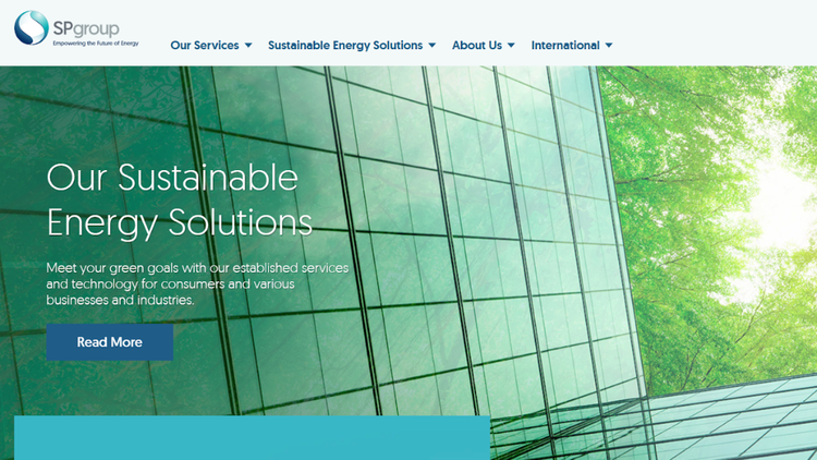 Home page of SP Group