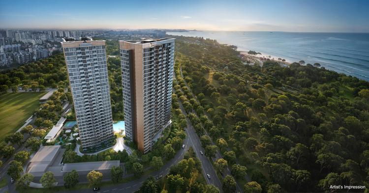 Artist impression of Vela Bay birds eye view