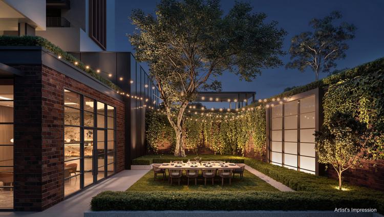 Artist impression of the clubhouse in Hudson Place