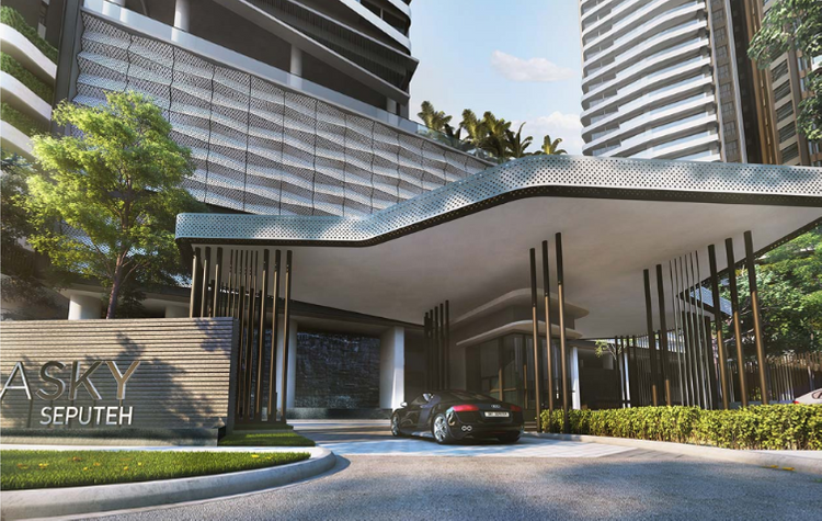 Grand entrance of Setia Sky Seputeh