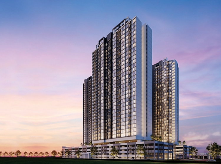Facade of Trellis Residences