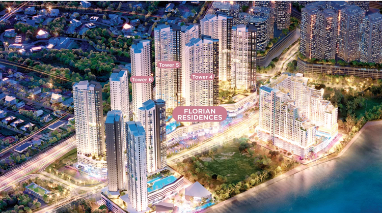 Artist’s impression of the entrance of Florian Residences