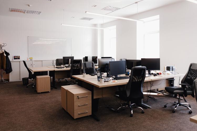 Interior of a modern office space
