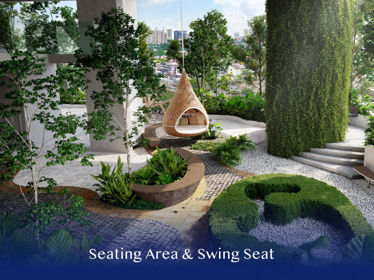 Sitting area at Talisa, Bangsar Hill Park