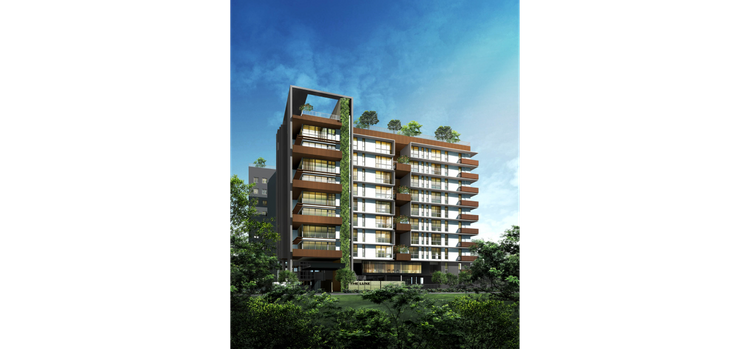 Front view of the Katana II property in Kuala Lumpur