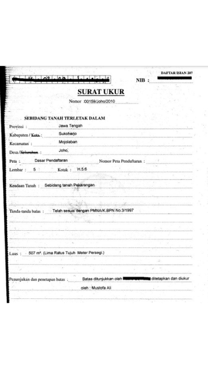 Pengertian Surat Ukur Tanah Fungsi Cara Membuat Dan Contohnya 