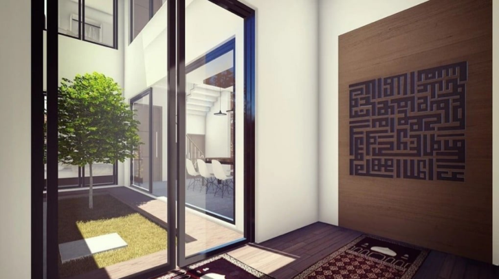 10 Ide Pintu Mushola dalam Rumah, Bikin Khusyuk Ibadah