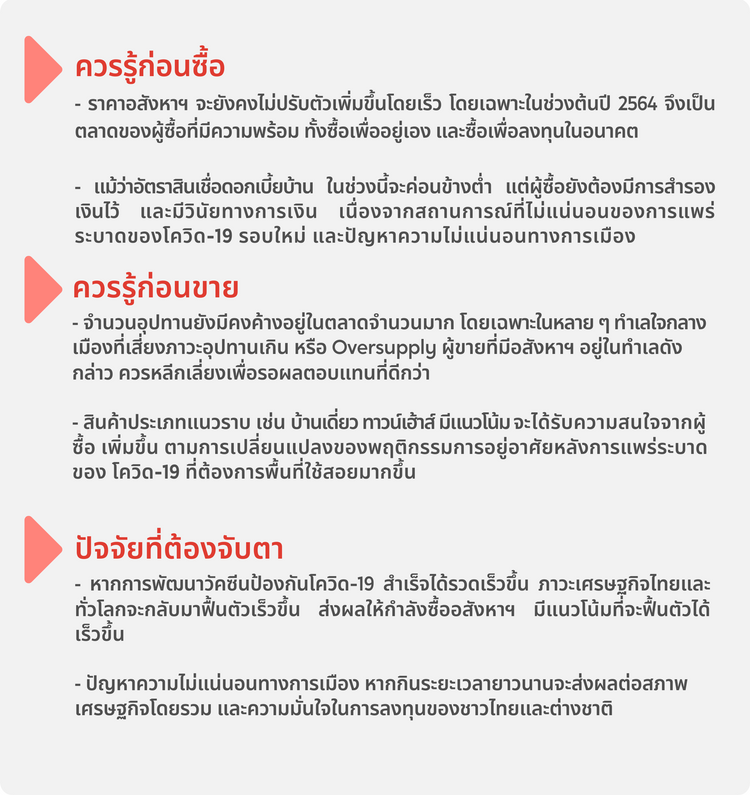 DDproperty Thailand Property Market Outlook 2564