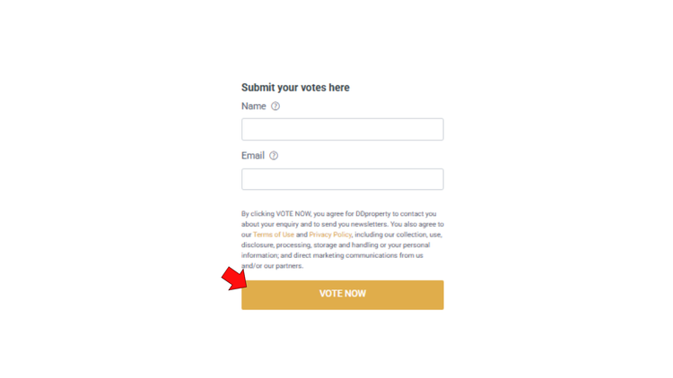 ขั้นตอนการโหวต DDproperty People's Choice Awards 2026
