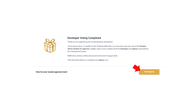 ขั้นตอนการโหวต DDproperty People's Choice Awards 2026