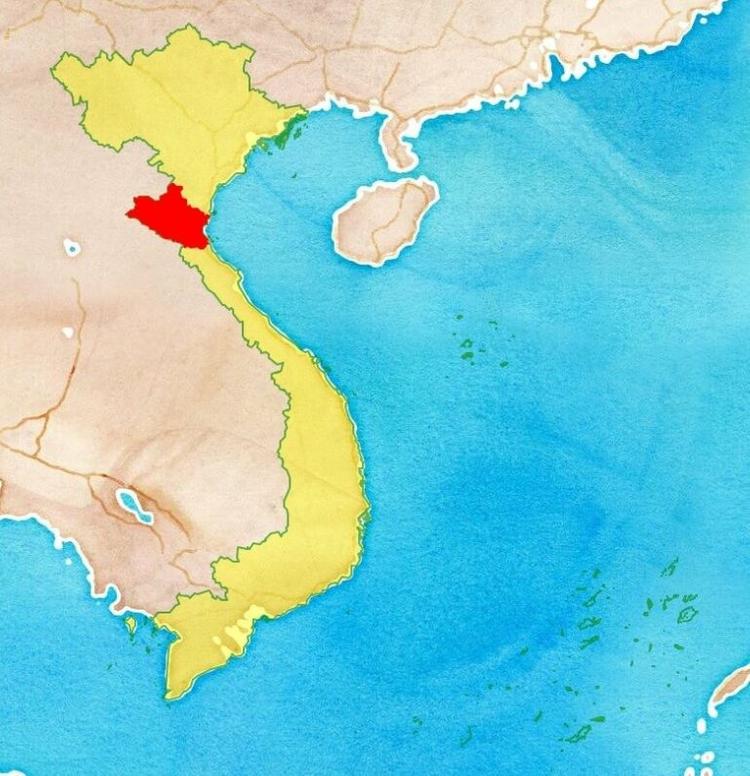 Vị trí tỉnh Nghệ An trên bản đồ nước Việt Nam