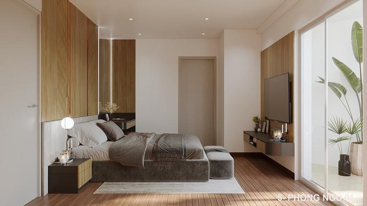 Căn hộ mẫu Tecco Garden được thiết kế tối ưu diện tích, màu sắc nhã nhặn và ấm cúng