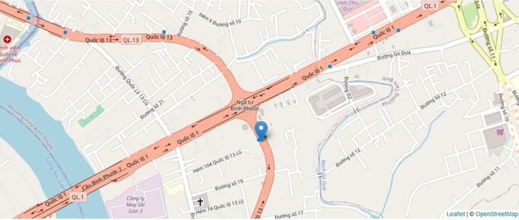 Ngã tư Bình Phước là điểm giao thông trọng điểm của Thành phố Thủ Đức