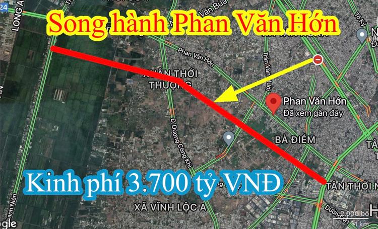 Đề án xây dựng đường song hành Phan Văn Hớn, Hóc Môn