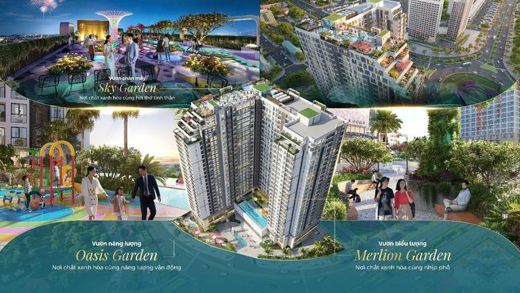 Không gian sống với 3 tầng kiến trúc xanh độc đáo tạo nên giá trị của Sentosa Sky Park (Ảnh: Sentosa Sky Park).