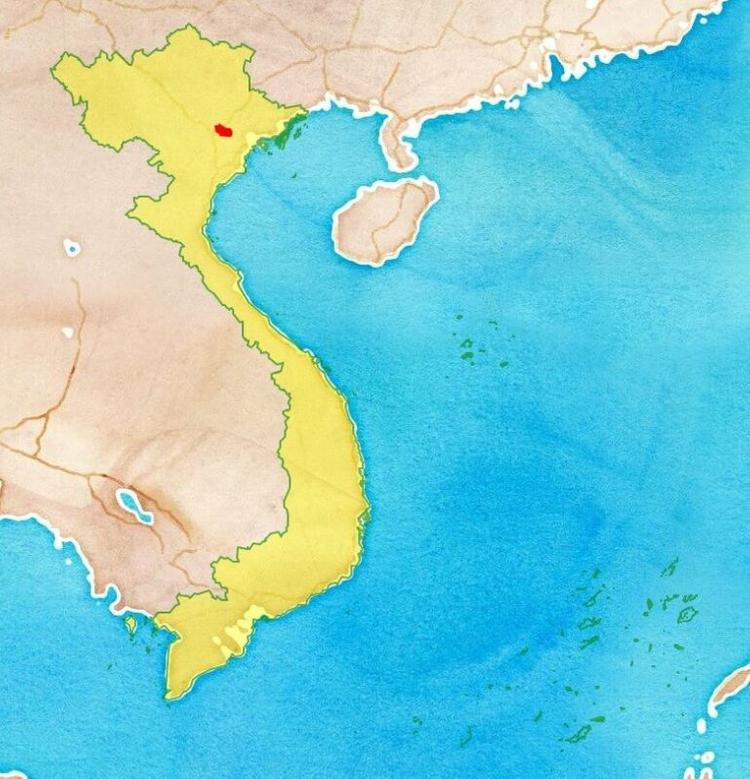 Vị trí tỉnh Bắc Ninh trên bản đồ Việt Nam