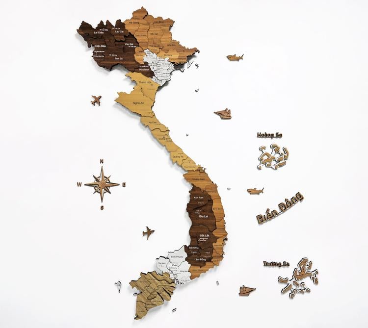 Vùng đất Việt Nam bao gồm toàn bộ lục địa và các đảo thuộc chủ quyền quốc gia.