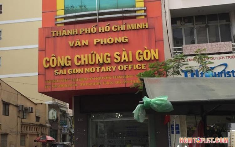 Văn phòng công chứng Sài Gòn Quận 1