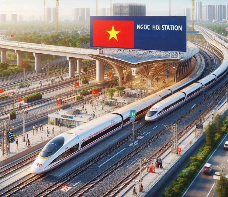 Dự án đường sắt cao tốc Bắc Nam ga Ngọc Hồi