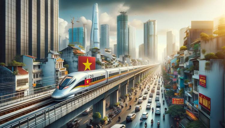 Đường sắt cao tốc Bắc Nam có chiều dài 1541km