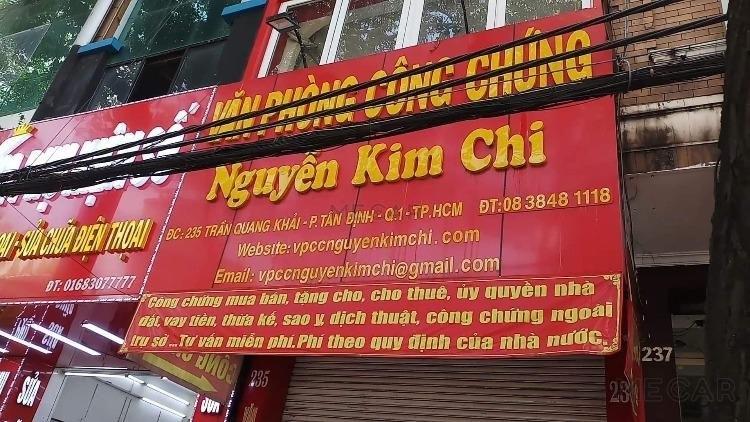Văn phòng công chứng Nguyễn Kim Chi Quận 1