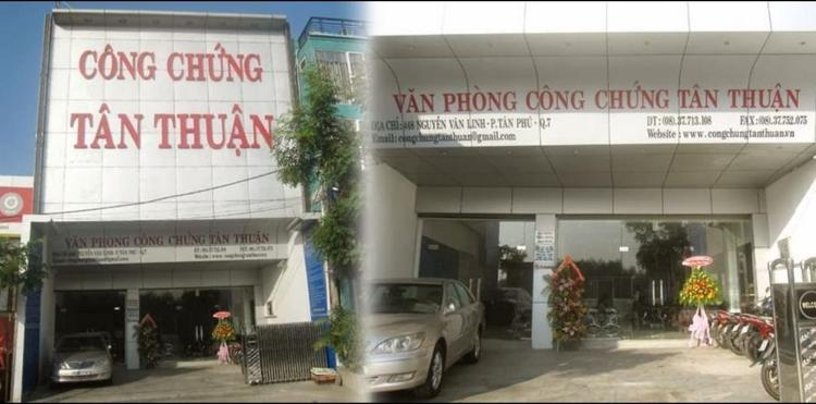 Văn phòng công chứng Tân Thuận Quận 7