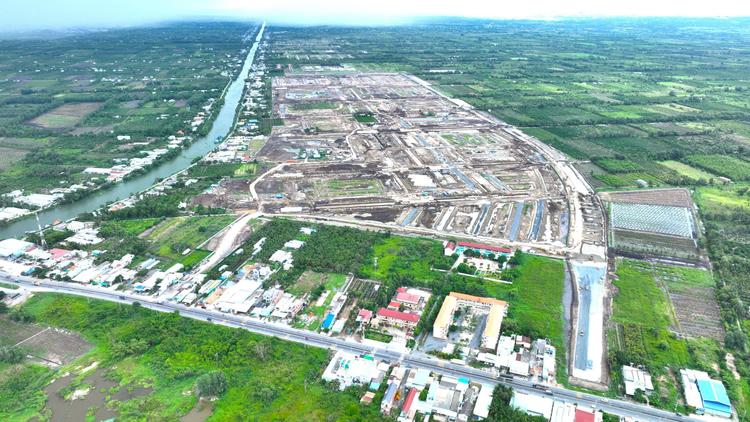 Toàn cảnh khu đô thị sinh thái LA Home đang khẩn trương triển khai hạ tầng